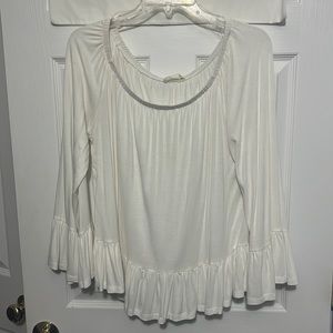 Flowy white Altrd State blouse size L